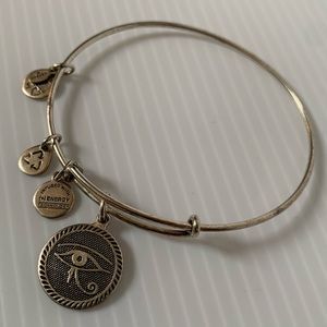 Alex and Ani Eye of Horus Bangle, silver